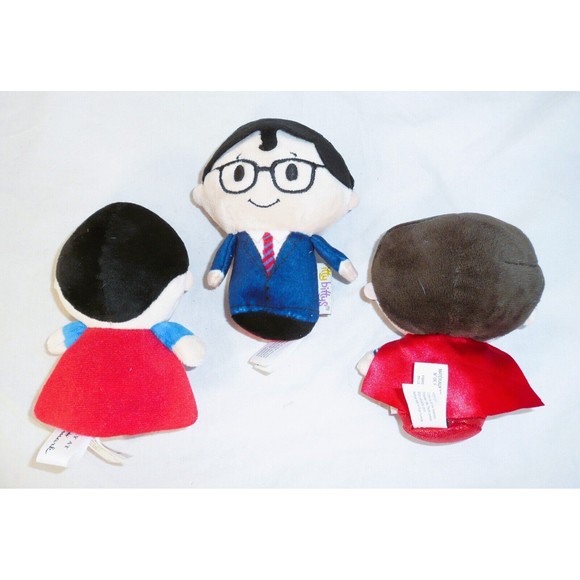 Lot of 3 Superman Hallmark Itty Bitty Plush Clark Kent Limited Edition DC Comic - Picture 3 of 9